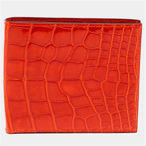 hermes card holder men's|hermes alligator wallet men's.